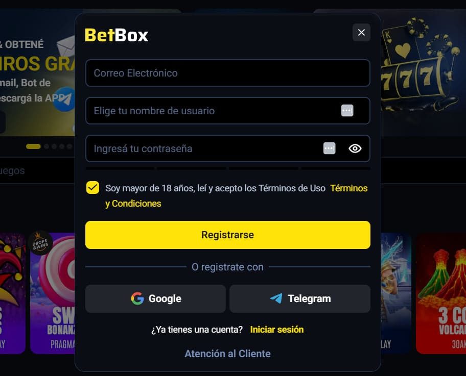 Cómo Registrarse en Betbox Argentina: Guía Paso a Paso image 1